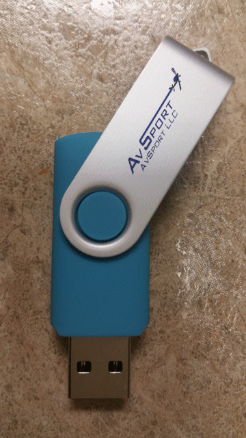All students receive AvSport's Remote Pilot training materials on a USB  Flash Drive