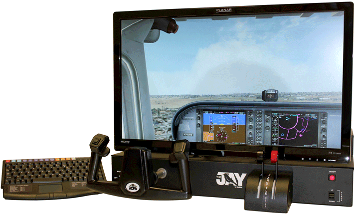 AOPA Jay flight simulator by Redbird